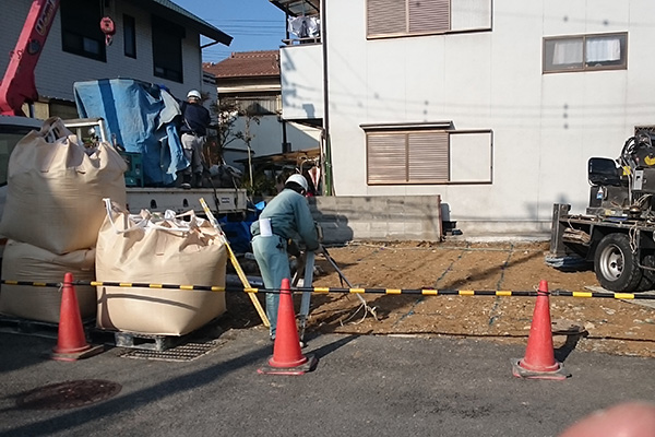 加古川の家Ⅱ柱状改良４